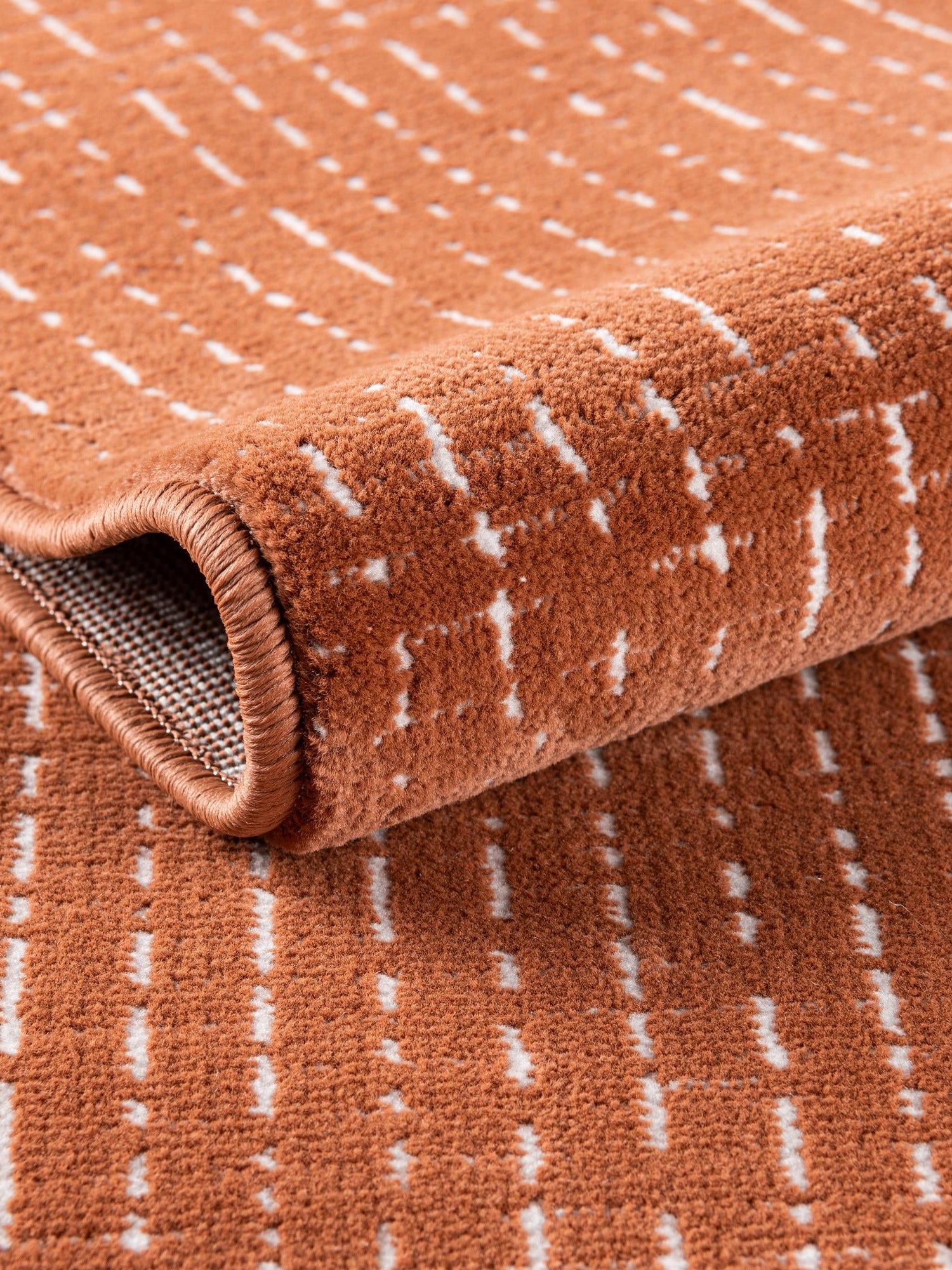 Dusty Pink 4' 1 x 6' 1 Aakaar Rectangle Area Rug 85% Polypropylene & 15% Chenille Living Room Bedroom Carpet for Sale at Rug Engine