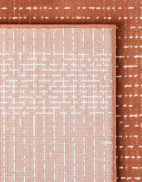 Dusty Pink 5' 3 x 8' Aakaar Rectangle Area Rug 85% Polypropylene & 15% Chenille Living Room Bedroom Carpet for Sale at Rug Engine