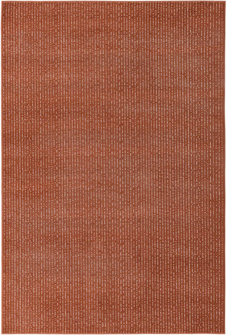 Dusty Pink 5' 3 x 8' Aakaar Rectangle Area Rug 85% Polypropylene & 15% Chenille Living Room Bedroom Carpet for Sale at Rug Engine