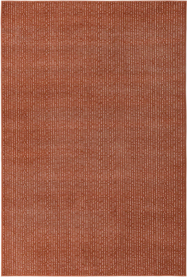 Dusty Pink 5' 3 x 8' Aakaar Rectangle Area Rug 85% Polypropylene & 15% Chenille Living Room Bedroom Carpet for Sale at Rug Engine
