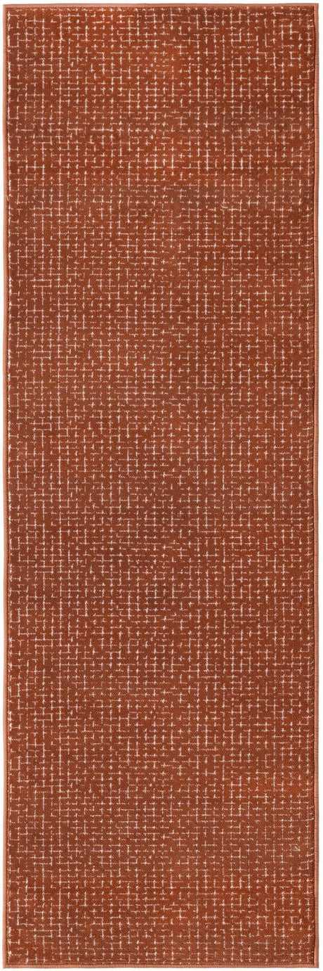 Dusty Pink 2' x 6' 1 Aakaar Runner Area Rug 85% Polypropylene & 15% Chenille Living Room Bedroom Carpet for Sale at Rug Engine