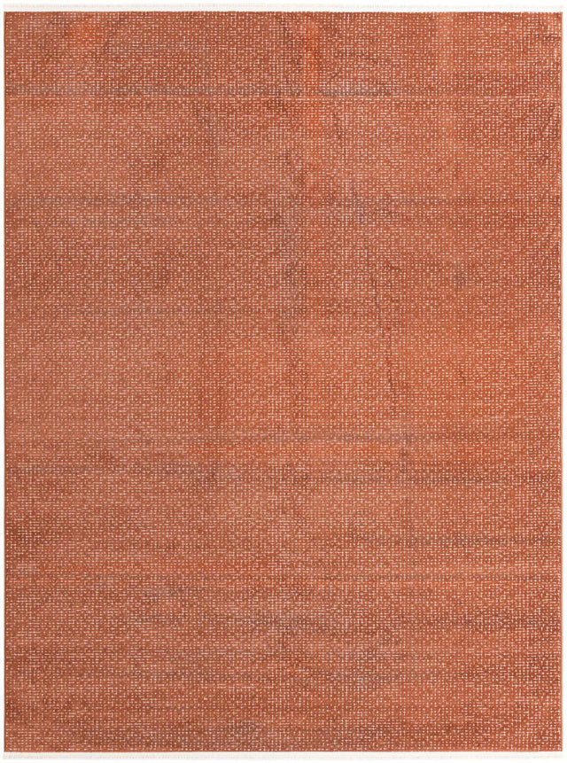 Dusty Pink 7' 10 x 10' Aakaar Rectangle Area Rug 85% Polypropylene & 15% Chenille Living Room Bedroom Carpet for Sale at Rug Engine