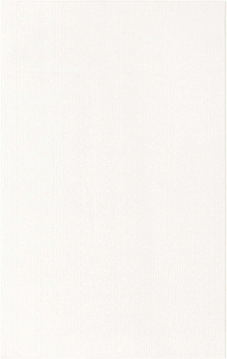 Ivory White 5' 3 x 8' Aakaar Rectangle Area Rug 85% Polypropylene & 15% Chenille Living Room Bedroom Carpet for Sale at Rug Engine