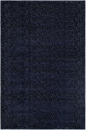 Midnight Blue 4' 1 x 6' 1 Aakaar Rectangle Area Rug 85% Polypropylene & 15% Chenille Living Room Bedroom Carpet for Sale at Rug Engine
