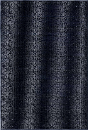 Midnight Blue 5' 3 x 8' Aakaar Rectangle Area Rug 85% Polypropylene & 15% Chenille Living Room Bedroom Carpet for Sale at Rug Engine