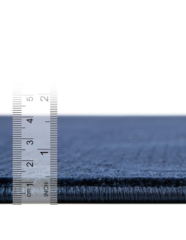 Midnight Blue 2' x 6' 1 Aakaar Runner Area Rug 85% Polypropylene & 15% Chenille Living Room Bedroom Carpet for Sale at Rug Engine