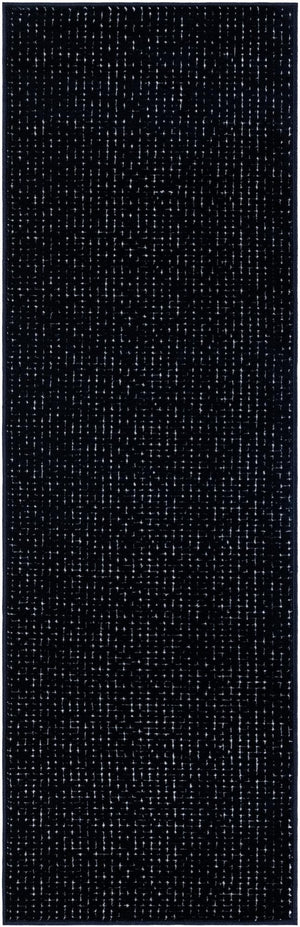 Midnight Blue 2' x 6' 1 Aakaar Runner Area Rug 85% Polypropylene & 15% Chenille Living Room Bedroom Carpet for Sale at Rug Engine