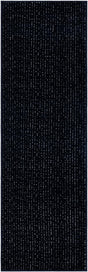 Midnight Blue 2' x 6' 1 Aakaar Runner Area Rug 85% Polypropylene & 15% Chenille Living Room Bedroom Carpet for Sale at Rug Engine