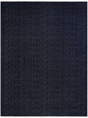 Midnight Blue 7' 10 x 10' Aakaar Rectangle Area Rug 85% Polypropylene & 15% Chenille Living Room Bedroom Carpet for Sale at Rug Engine