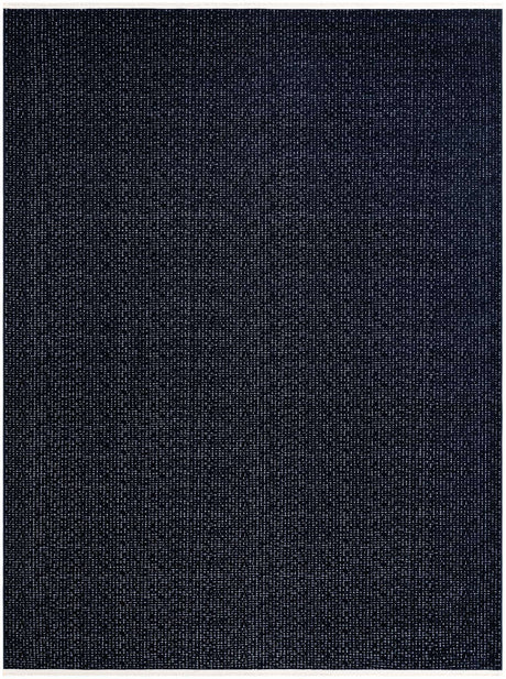 Midnight Blue 7' 10 x 10' Aakaar Rectangle Area Rug 85% Polypropylene & 15% Chenille Living Room Bedroom Carpet for Sale at Rug Engine