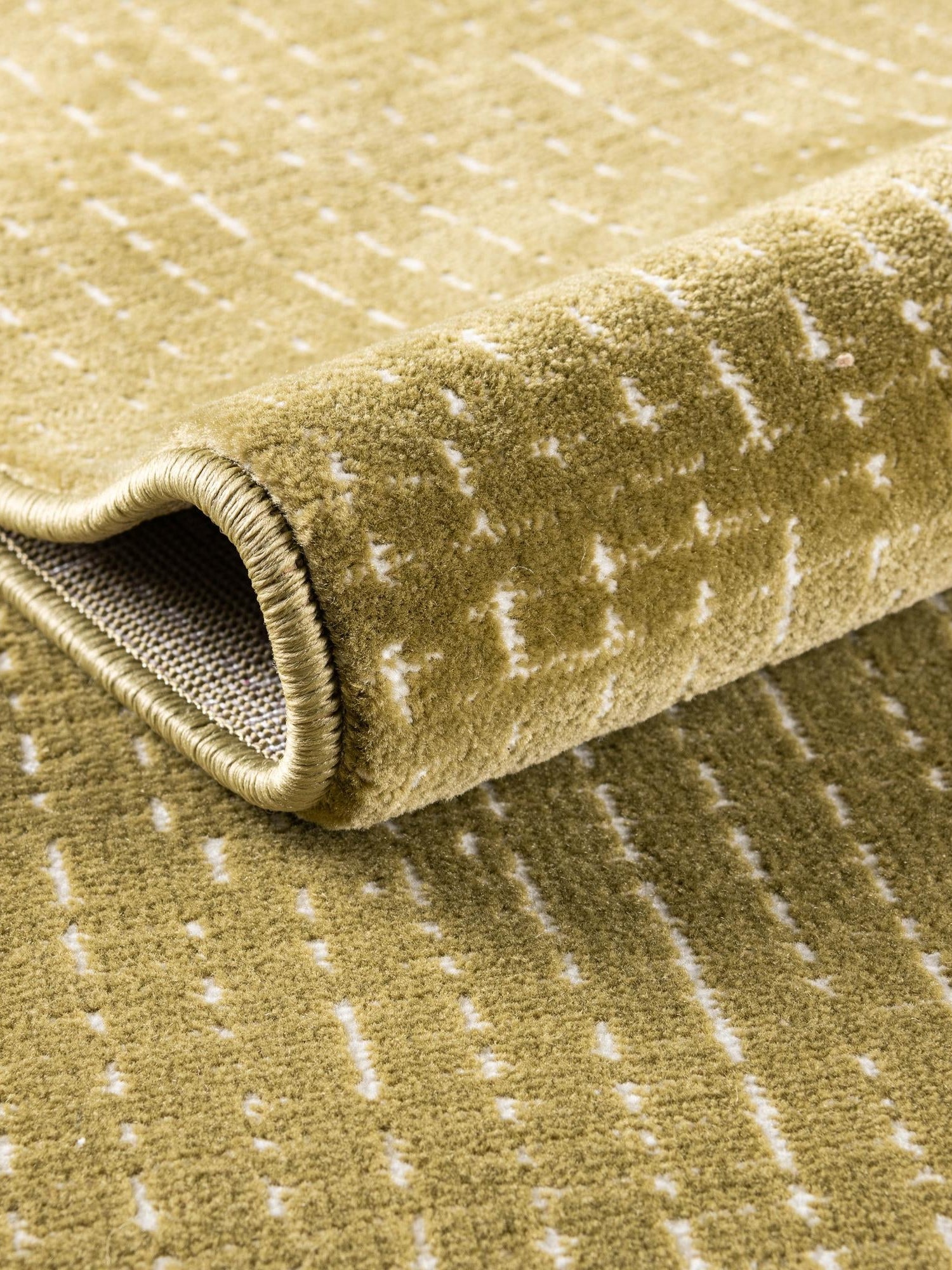 Olive Green 7' 10 x 10' Aakaar Rectangle Area Rug 85% Polypropylene & 15% Chenille Living Room Bedroom Carpet for Sale at Rug Engine