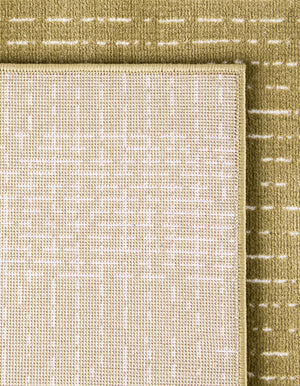 Olive Green 5' 3 x 8' Aakaar Rectangle Area Rug 85% Polypropylene & 15% Chenille Living Room Bedroom Carpet for Sale at Rug Engine