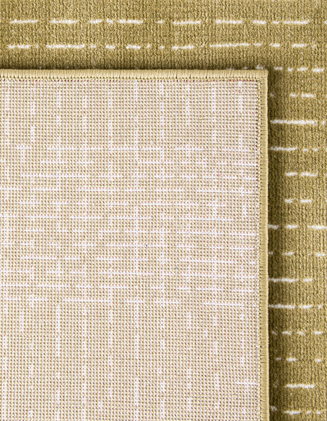 Olive Green 5' 3 x 8' Aakaar Rectangle Area Rug 85% Polypropylene & 15% Chenille Living Room Bedroom Carpet for Sale at Rug Engine