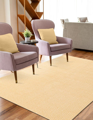 Beige and Cream 4' 1 x 6' 1 Aakaar Rectangle Area Rug 85% Polypropylene & 15% Chenille Living Room Bedroom Carpet for Sale at Rug Engine