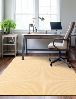Beige and Cream 4' 1 x 6' 1 Aakaar Rectangle Area Rug 85% Polypropylene & 15% Chenille Living Room Bedroom Carpet for Sale at Rug Engine