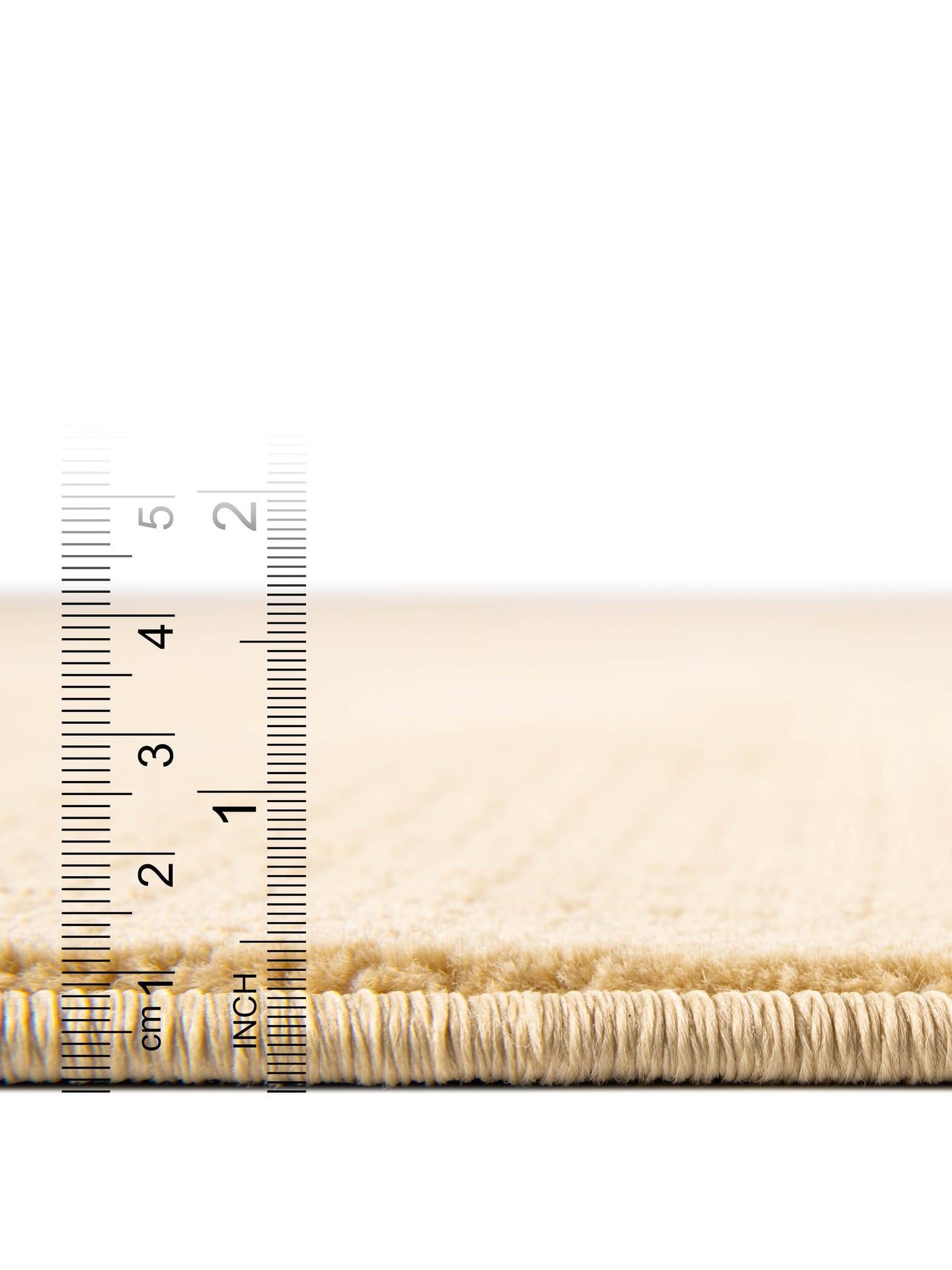 Beige and Cream 5' 3 x 8' Aakaar Rectangle Area Rug 85% Polypropylene & 15% Chenille Living Room Bedroom Carpet for Sale at Rug Engine