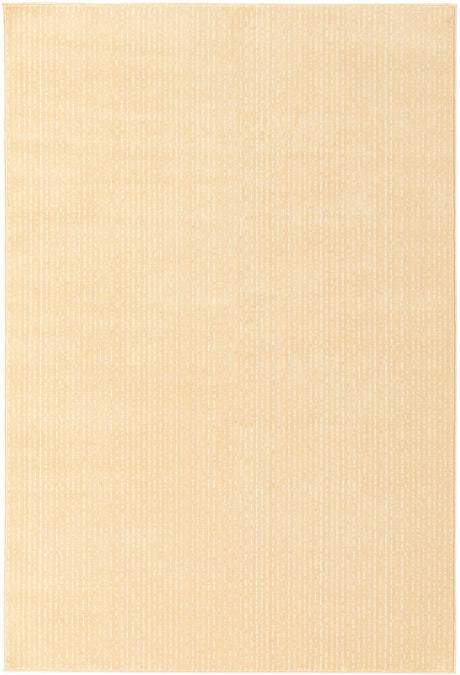 Beige and Cream 5' 3 x 8' Aakaar Rectangle Area Rug 85% Polypropylene & 15% Chenille Living Room Bedroom Carpet for Sale at Rug Engine