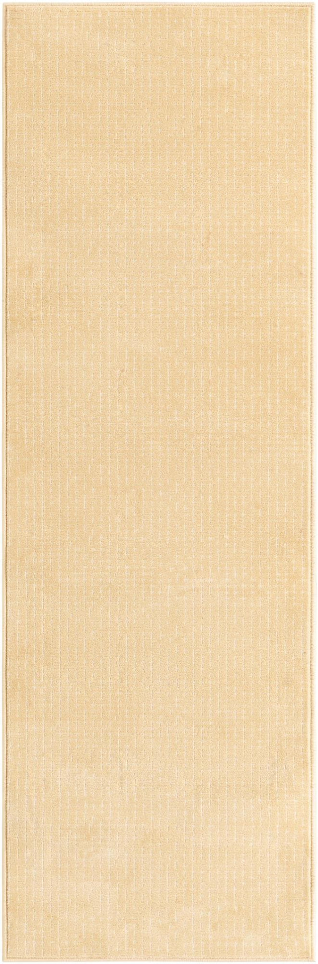 Beige and Cream 2' x 6' 1 Aakaar Runner Area Rug 85% Polypropylene & 15% Chenille Living Room Bedroom Carpet for Sale at Rug Engine