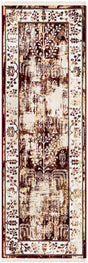 Burgundy Red 2' x 6' 1 Narenj Runner Area Rug 85% Polypropylene & 15% Polyester Traditional Classic Carpet for Living, Dining, Bedrooms, Office for Sale at Rug Engine