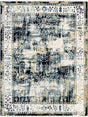 Blue and Ivory 7' 10 x 10' Narenj Rectangle Area Rug 85% Polypropylene & 15% Polyester Traditional Classic Carpet for Living, Dining, Bedrooms, Office for Sale at Rug Engine