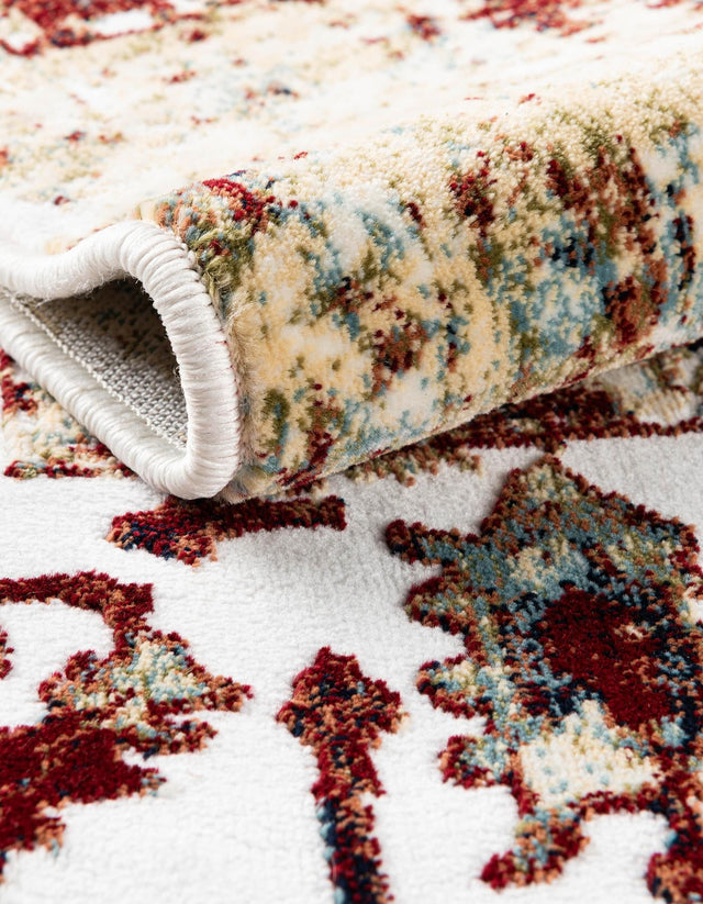 Multicolor 7' 10 x 10' Narenj Rectangle Area Rug 85% Polypropylene & 15% Polyester Traditional Classic Carpet for Living, Dining, Bedrooms, Office for Sale at Rug Engine