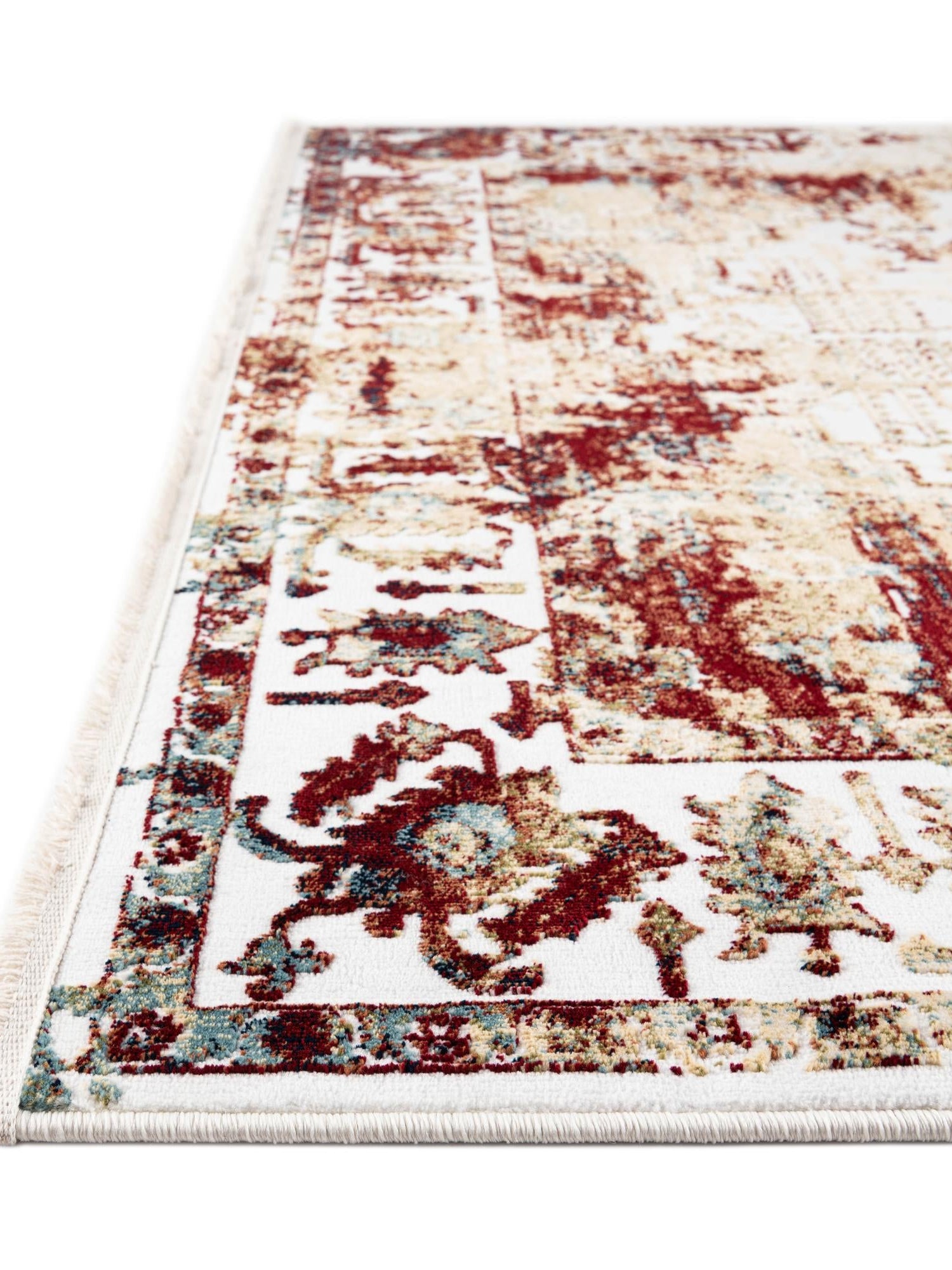 Multicolor 5' 3 x 8' Narenj Rectangle Area Rug 85% Polypropylene & 15% Polyester Traditional Classic Carpet for Living, Dining, Bedrooms, Office for Sale at Rug Engine