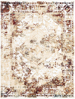 Multicolor 7' 10 x 10' Narenj Rectangle Area Rug 85% Polypropylene & 15% Polyester Traditional Classic Carpet for Living, Dining, Bedrooms, Office for Sale at Rug Engine