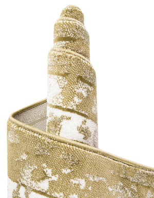 Olive Green 7' 10 x 10' Narenj Rectangle Area Rug 85% Polypropylene & 15% Polyester Traditional Classic Carpet for Living, Dining, Bedrooms, Office for Sale at Rug Engine