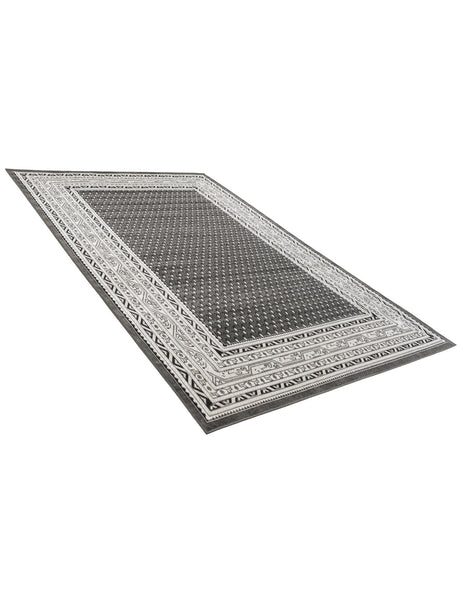 Dark Gray 6' 1 x 9' Williamsburg Rectangle Area Rug 100% Polypropylene With Cotton Backing Durable Easy Clean Stain Resistant Carpet for Sale at Rug Engine