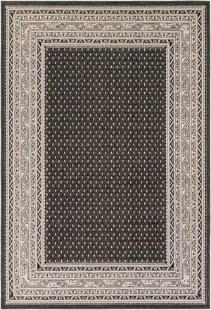 Dark Gray 6' 1 x 9' Williamsburg Rectangle Area Rug 100% Polypropylene With Cotton Backing Durable Easy Clean Stain Resistant Carpet for Sale at Rug Engine
