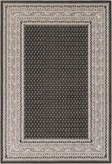 Dark Gray 6' 1 x 9' Williamsburg Rectangle Area Rug 100% Polypropylene With Cotton Backing Durable Easy Clean Stain Resistant Carpet for Sale at Rug Engine