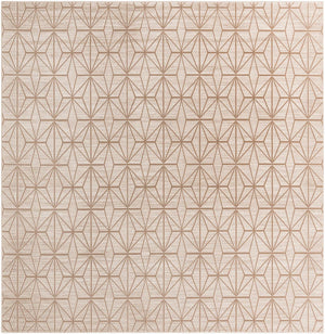 Beige 10' x 10' Jill Zarin Uptown Square Area Rug 70% Polypropylene & 30% Polyester  Contemporary Carpet for Living, Dining, Office, Bedroom for Sale at Rug Engine
