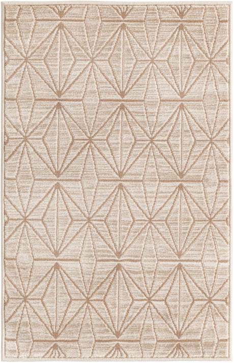 Beige 2' x 3' 1 Jill Zarin Uptown Rectangle Area Rug 70% Polypropylene & 30% Polyester  Contemporary Carpet for Living, Dining, Office, Bedroom for Sale at Rug Engine