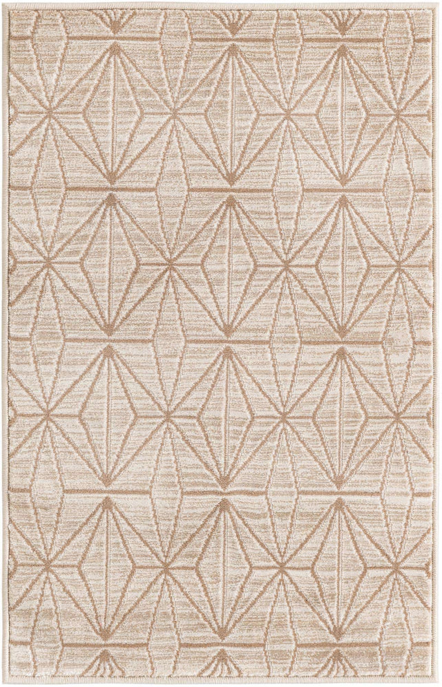 Beige 2' x 3' 1 Jill Zarin Uptown Rectangle Area Rug 70% Polypropylene & 30% Polyester  Contemporary Carpet for Living, Dining, Office, Bedroom for Sale at Rug Engine