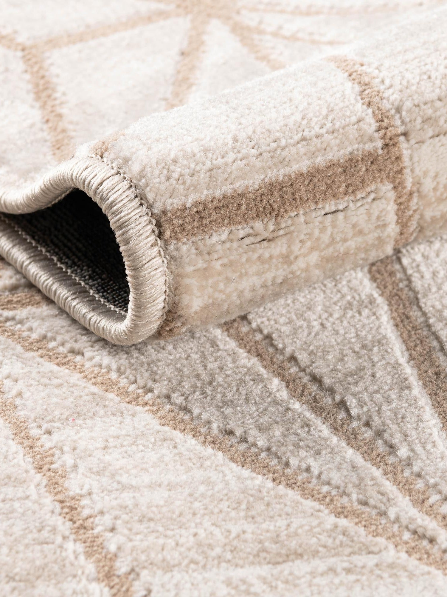 Beige 2' x 3' 1 Jill Zarin Uptown Rectangle Area Rug 70% Polypropylene & 30% Polyester  Contemporary Carpet for Living, Dining, Office, Bedroom for Sale at Rug Engine