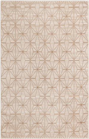 Beige 5' 3 x 8' Jill Zarin Uptown Rectangle Area Rug 70% Polypropylene & 30% Polyester  Contemporary Carpet for Living, Dining, Office, Bedroom for Sale at Rug Engine