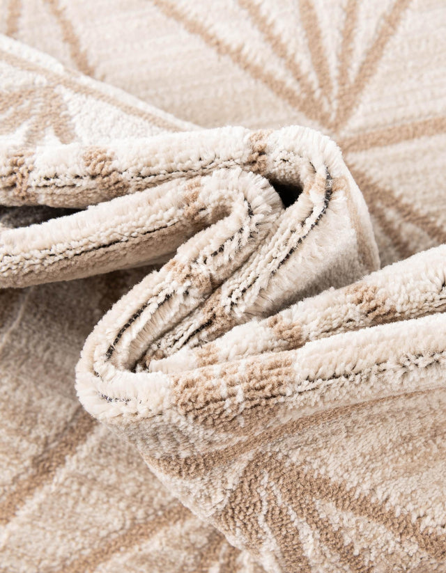 Beige 2' 7 x 10' Jill Zarin Uptown Runner Area Rug 70% Polypropylene & 30% Polyester  Contemporary Carpet for Living, Dining, Office, Bedroom for Sale at Rug Engine