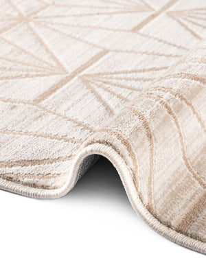 Beige 2' 7 x 10' Jill Zarin Uptown Runner Area Rug 70% Polypropylene & 30% Polyester  Contemporary Carpet for Living, Dining, Office, Bedroom for Sale at Rug Engine