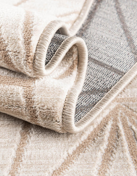 Beige 2' 7 x 10' Jill Zarin Uptown Runner Area Rug 70% Polypropylene & 30% Polyester  Contemporary Carpet for Living, Dining, Office, Bedroom for Sale at Rug Engine