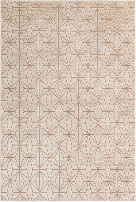 Beige 6' 1 x 9' Jill Zarin Uptown Rectangle Area Rug 70% Polypropylene & 30% Polyester  Contemporary Carpet for Living, Dining, Office, Bedroom for Sale at Rug Engine