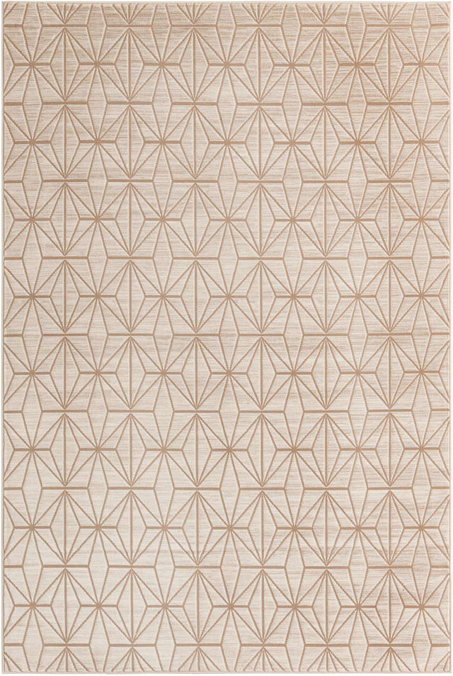 Beige 6' 1 x 9' Jill Zarin Uptown Rectangle Area Rug 70% Polypropylene & 30% Polyester  Contemporary Carpet for Living, Dining, Office, Bedroom for Sale at Rug Engine