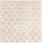 Beige 7' 10 x 7' 10 Jill Zarin Uptown Square Area Rug 70% Polypropylene & 30% Polyester  Contemporary Carpet for Living, Dining, Office, Bedroom for Sale at Rug Engine