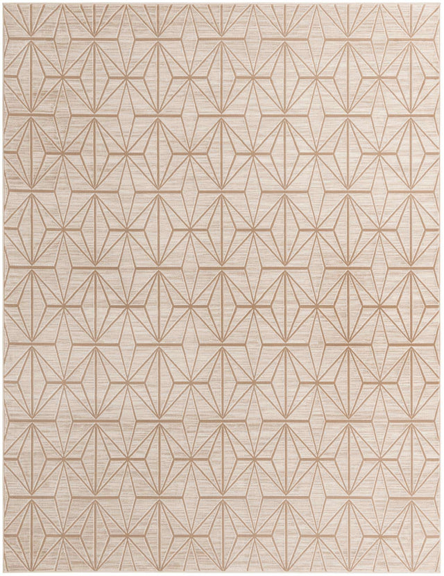 Beige 7' 10 x 10' Jill Zarin Uptown Rectangle Area Rug 70% Polypropylene & 30% Polyester  Contemporary Carpet for Living, Dining, Office, Bedroom for Sale at Rug Engine