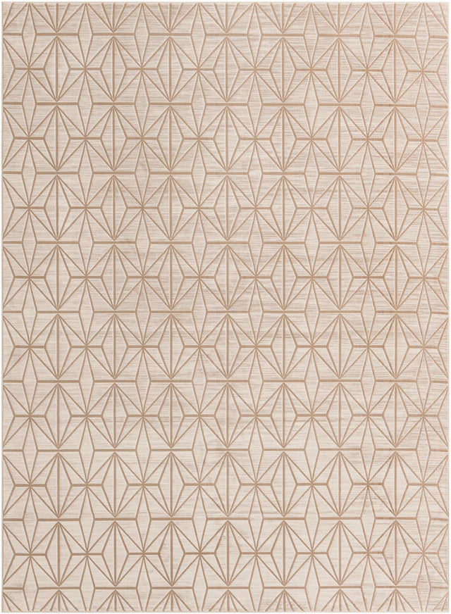 Beige 9' x 12' Jill Zarin Uptown Rectangle Area Rug 70% Polypropylene & 30% Polyester  Contemporary Carpet for Living, Dining, Office, Bedroom for Sale at Rug Engine
