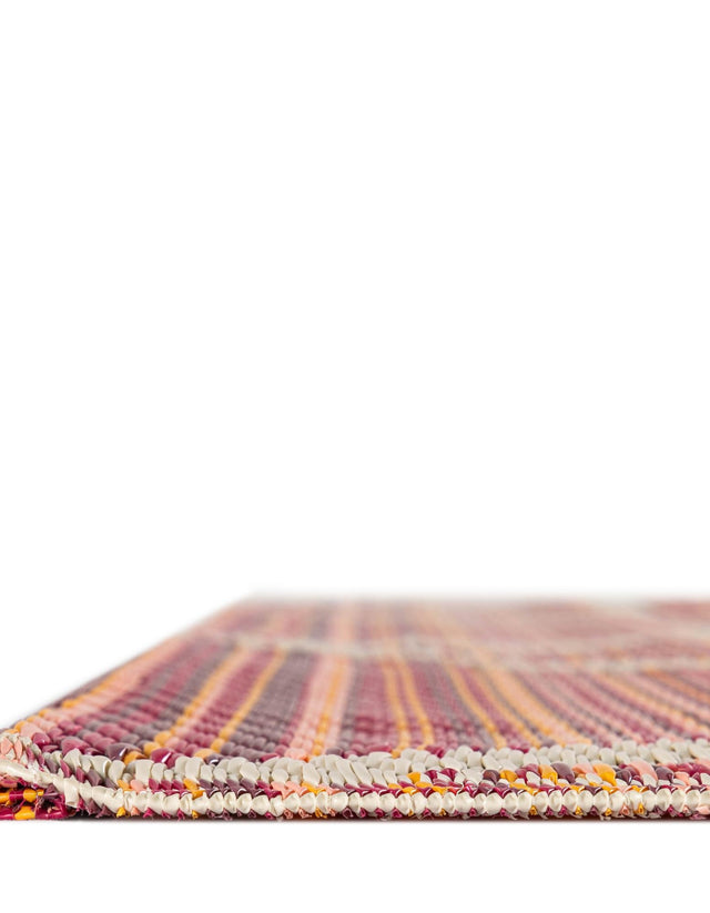 Red 2' x 6' 1 Vista Breeze Outdoor Runner Area Rug Weather Resistant for Patio, Deck, Terrace, Balcony, Porch Colorful Vivid Modern Outside Carpet for Sale at Rug Engine