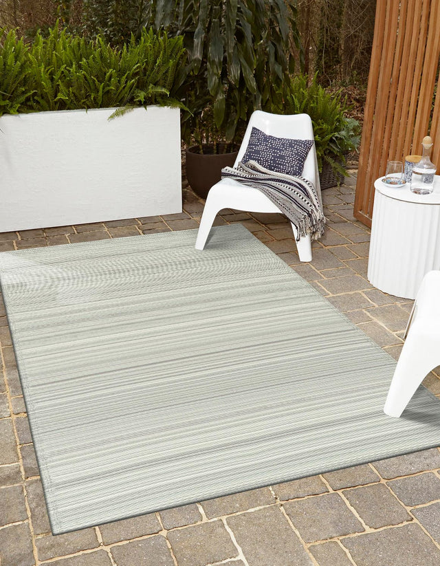 Pastel Gray 4' 1 x 6' 1 Vista Breeze Outdoor Rectangle Area Rug Weather Resistant for Patio, Deck, Terrace, Balcony, Porch Colorful Vivid Modern Outside Carpet for Sale at Rug Engine