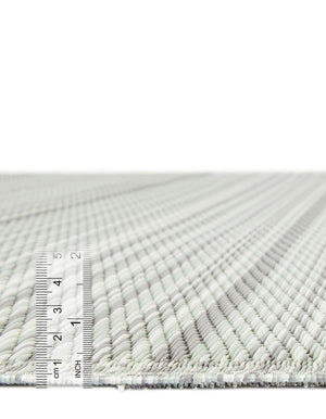 Pastel Gray 2' x 6' 1 Vista Breeze Outdoor Runner Area Rug Weather Resistant for Patio, Deck, Terrace, Balcony, Porch Colorful Vivid Modern Outside Carpet for Sale at Rug Engine