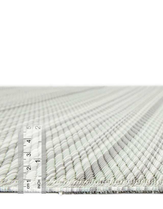 Pastel Gray 2' x 6' 1 Vista Breeze Outdoor Runner Area Rug Weather Resistant for Patio, Deck, Terrace, Balcony, Porch Colorful Vivid Modern Outside Carpet for Sale at Rug Engine