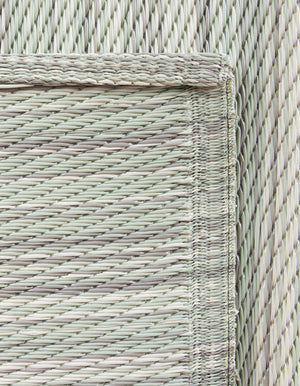 Pastel Gray 2' x 6' 1 Vista Breeze Outdoor Runner Area Rug Weather Resistant for Patio, Deck, Terrace, Balcony, Porch Colorful Vivid Modern Outside Carpet for Sale at Rug Engine