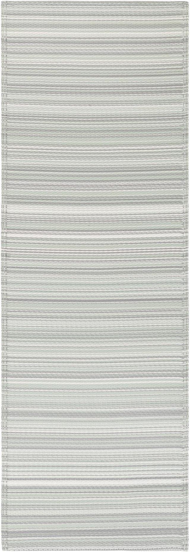 Pastel Gray 2' x 6' 1 Vista Breeze Outdoor Runner Area Rug Weather Resistant for Patio, Deck, Terrace, Balcony, Porch Colorful Vivid Modern Outside Carpet for Sale at Rug Engine